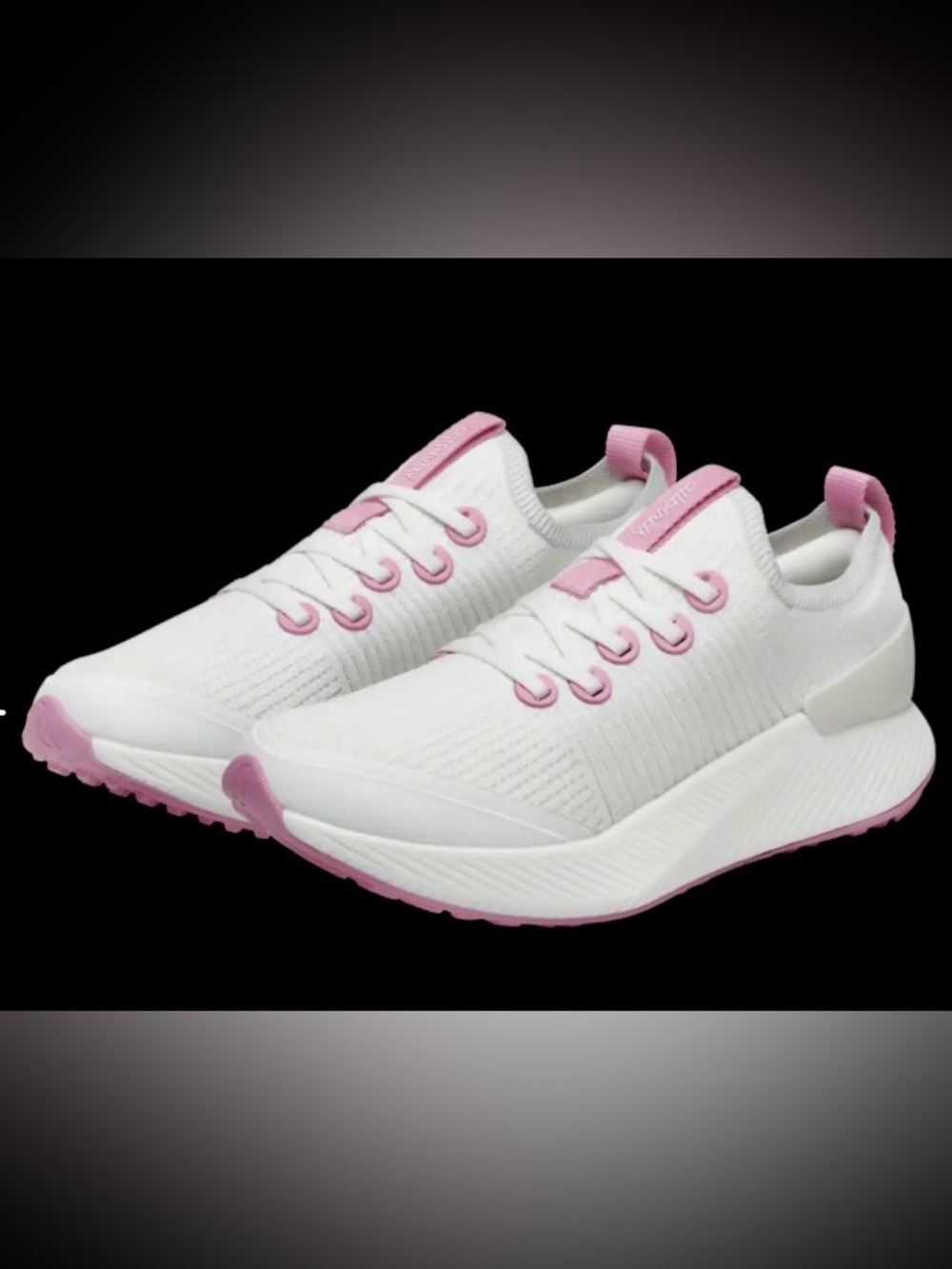 Allbirds NWOT Women’s Tree Gliders in “Blizzard/Basin Pink”& White, size 6 1/2
